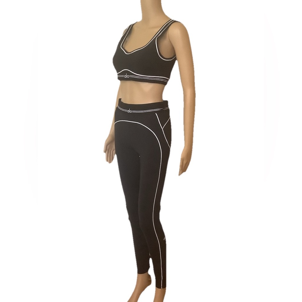 Alo airbrush set 2 pcs legging and sport bra Medium women’s sportswear’s - Picture 5 of 11